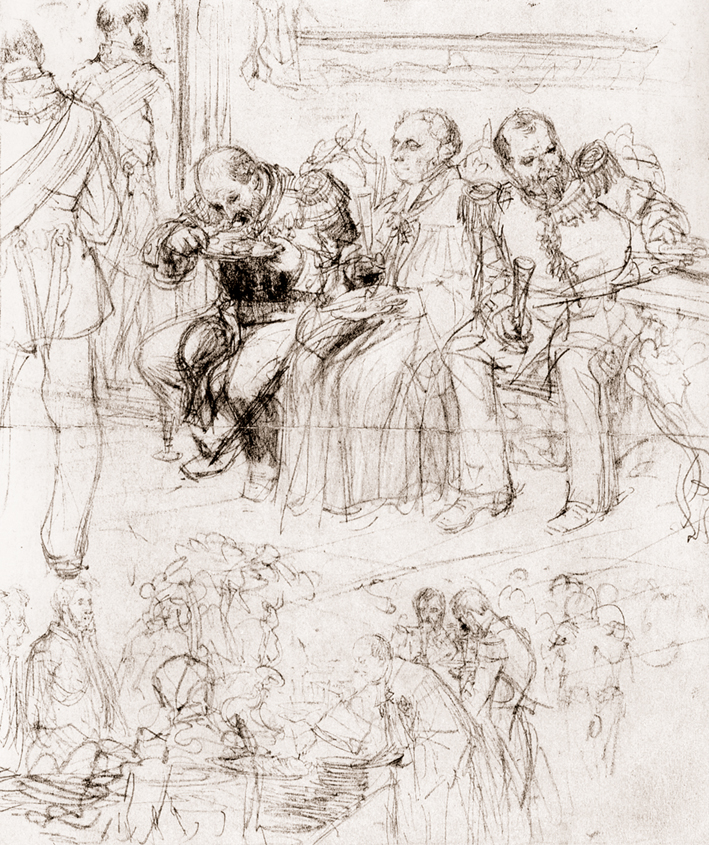  Adolpyh Von Menzel —— 庭院中的聚会